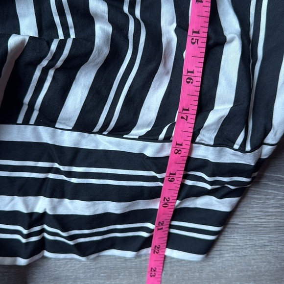 NEW JASON WU Striped crepe top XS - Picture 7 of 10